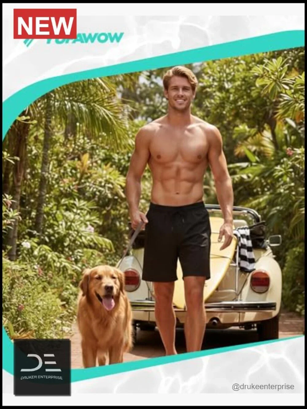 9 Inch Swim Trunks with Mesh Lining Quick Dry Breathable Pockets for Summer